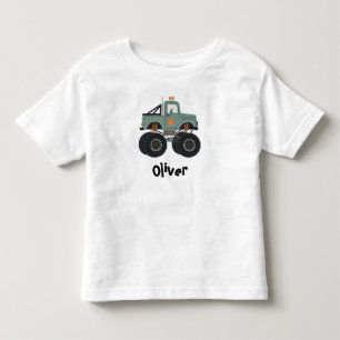 Niedlich Boho Monster Truck Kleinkind T-shirt