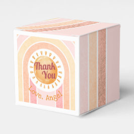 Niedlich Boho Sun Birthday Geschenkschachtel