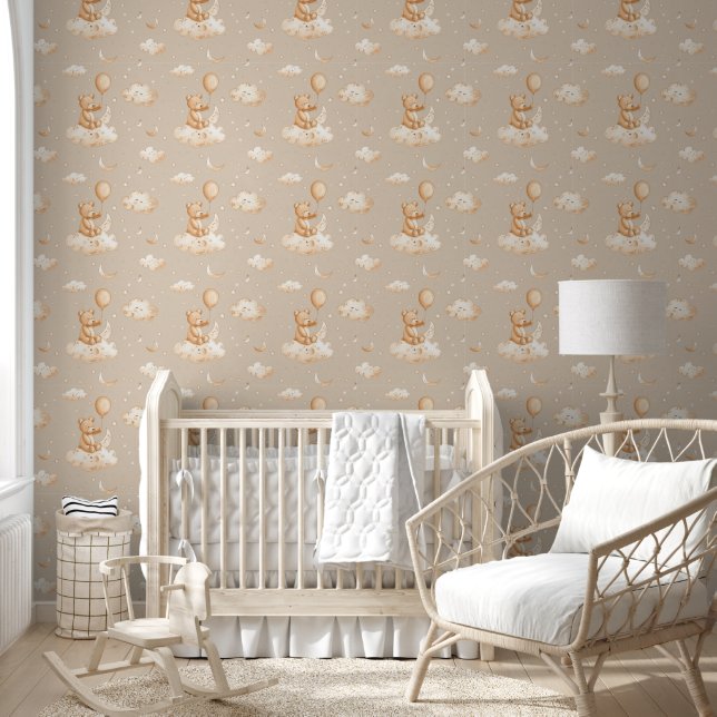 Niedlich Boho Teddy Bear Tapete (Kinder)