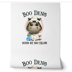 Niedlich BOO DENG Mein Moo Thang Halloween Kostüm Tapete