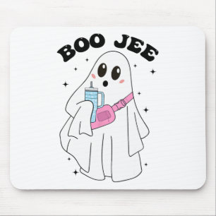 Niedlich Boo Ghost Funny Halloween Kostüm Boo Jee Mousepad