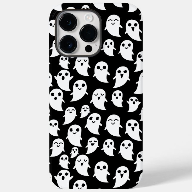 Niedlich Boo Spook Halloween Cartoon Ghost Case-Mate iPhone 14 Pro Max Hülle (Rückseite)