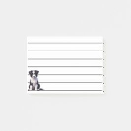 Niedlich Border Collie Puppy Post-it Klebezettel