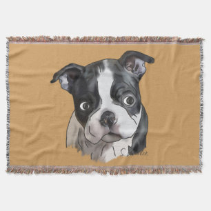 Niedlich Boston Terrier Dog Decke