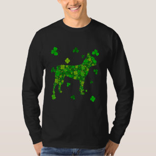 Niedlich Boston Terrier Dog Kleeblatt Irish St Pat T-Shirt