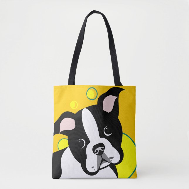 Niedlich Boston Terrier Dog Lover Bags Tasche (Vorderseite)