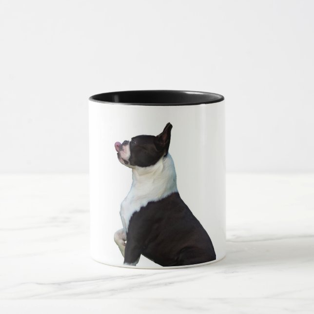 Niedlich Boston Terrier Tasse (Zentrum)