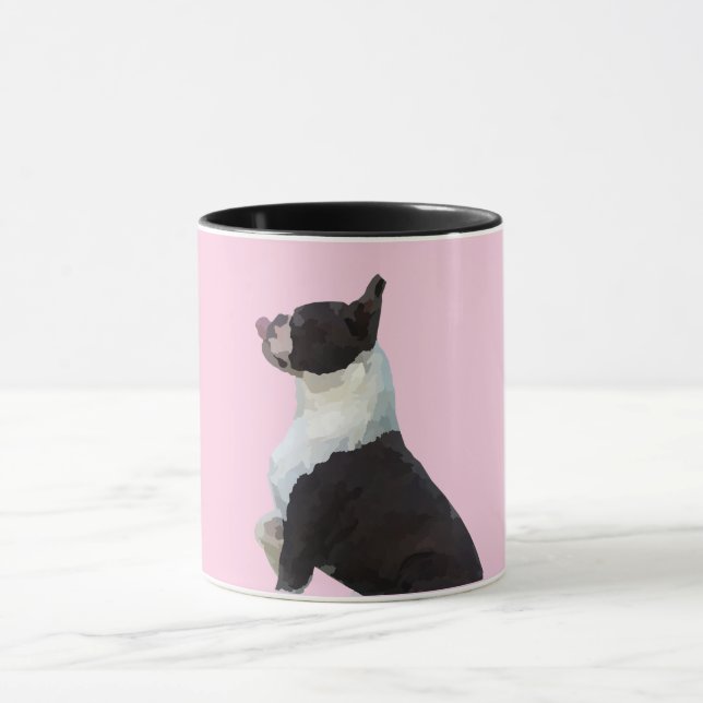 Niedlich Boston Terrier Tasse (Zentrum)