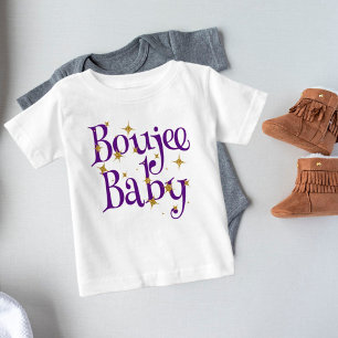 Niedlich Boujee Baby Lila T-shirt