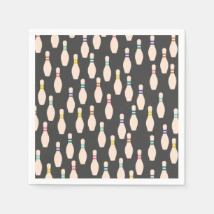 Niedlich Bowling Buttone Paper Napkins Serviette