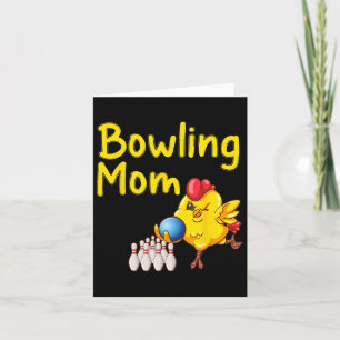 Niedlich Bowling Mama Funny Bowler Bowl Game Enthu Karte