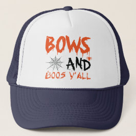 Niedlich Bows Boos Y'allHalloween Truckerkappe