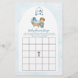 Niedlich Boy Blue Baby Dusche Bingo Spiel