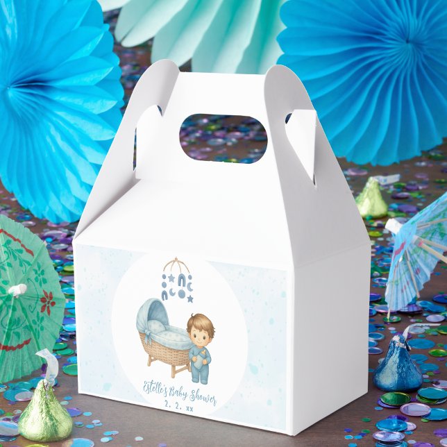 Niedlich Boy Blue Kinderzimmer Baby Dusche Geschenkschachtel (Von Creator hochgeladen)