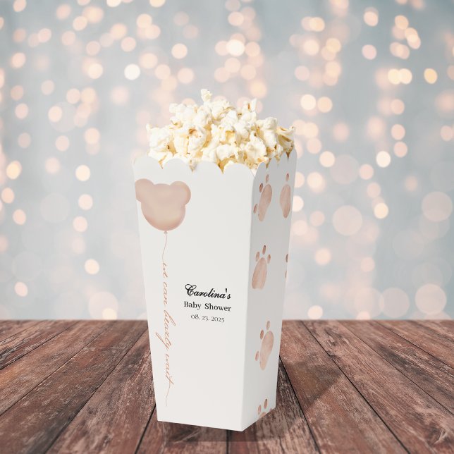 Niedlich braun können wir frühzeitig abwarten Baby Geschenkschachtel (Von Creator hochgeladen)