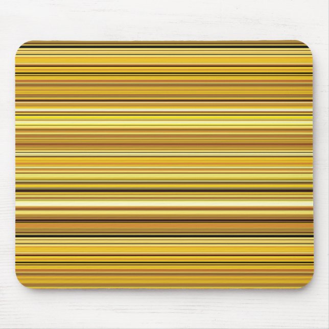 Niedlich-braune Streifen Mousepad (Vorne)