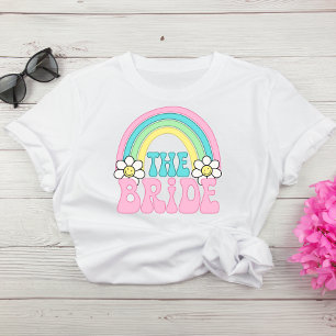 Niedlich Bride Retro Hippie Junggeselinnen-Abschie T-Shirt