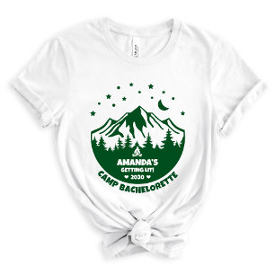 Niedlich Bridesmaid Camping Bachelorette Tri-Blend Shirt