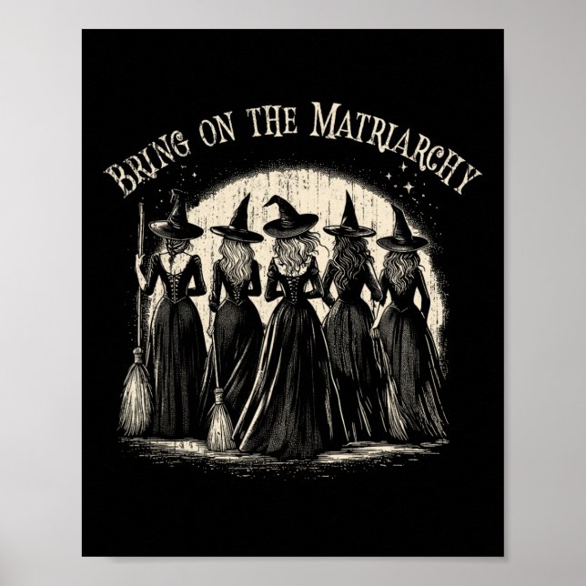 Niedlich bringen Sie die Matriarchie Halloween Kam Poster (Vorne)