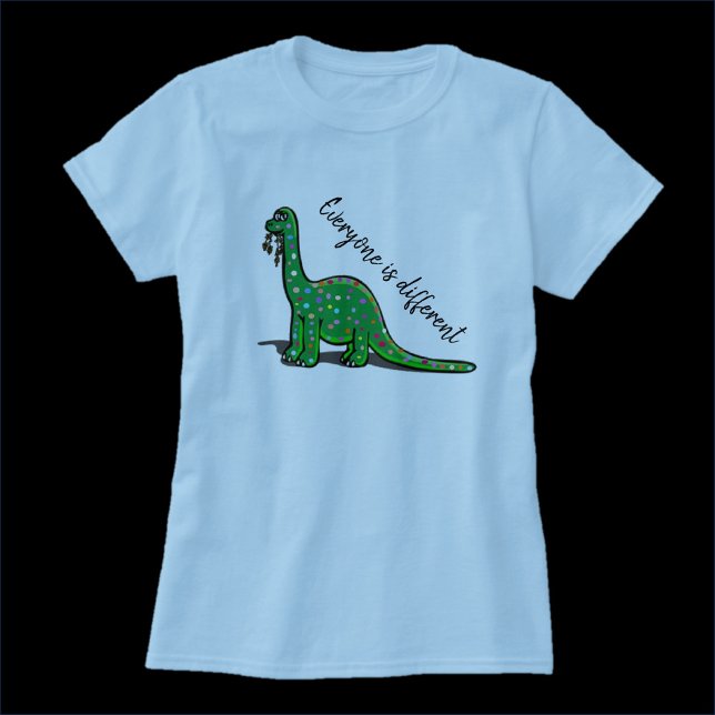 Niedlich Brontosaurus Dinosaurier T-Shirt (Von Creator hochgeladen)
