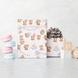 Niedlich Brown Baby Bear Geschenkpapier