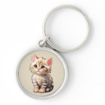 Niedlich Brown Kawaii Kitten