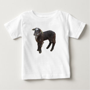 Niedlich Brown Lamb Baby T - Shirt