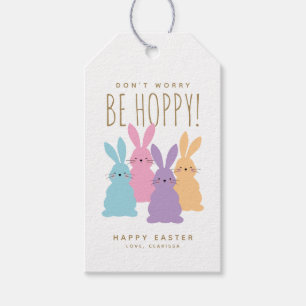Niedlich Bunnies Ostern Personalisiert Geschenkanhänger