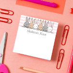 Niedlich Bunnies Personalisiert Post-it Klebezettel<br><div class="desc">Fügen Sie Ihren Notizen, Erinnerungen und Briefen eine besondere Touch mit diesen personalisierten Namen Post-it-Notizen hinzu, die ein niedliches handgezeichnetes, sonniges Design aufweisen. Diese Noten sind perfekt zum Abschreiben von Quick Notes oder zum verlass einer speziellen Nachricht geeignet und können mit Ihrem Namen oder einer beliebigen Phrase angepasst werden. Sie...</div>