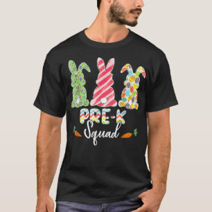 Niedlich Bunnies PreK Teacher Squad Ostertag Gefär T-Shirt