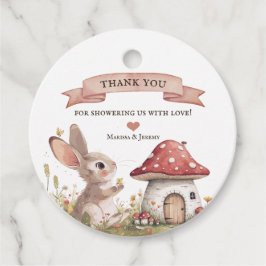 Niedlich Bunny Baby Dusche Vielen Dank Geschenkanhänger