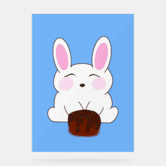 Niedlich Bunny Birthday Themed Poster