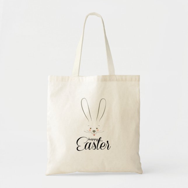 NIEDLICH BUNNY HAPPY EASTER HOLIDAY PARTY Trendy Tragetasche (Vorne)