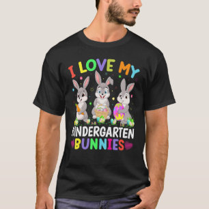 Niedlich Bunny I Liebe Mein Kindergarten Bunnies L T-Shirt