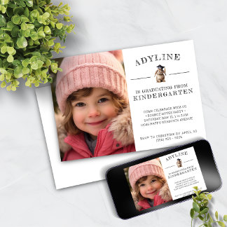 Niedlich Bunny Kindergarten Abschluss Einladung