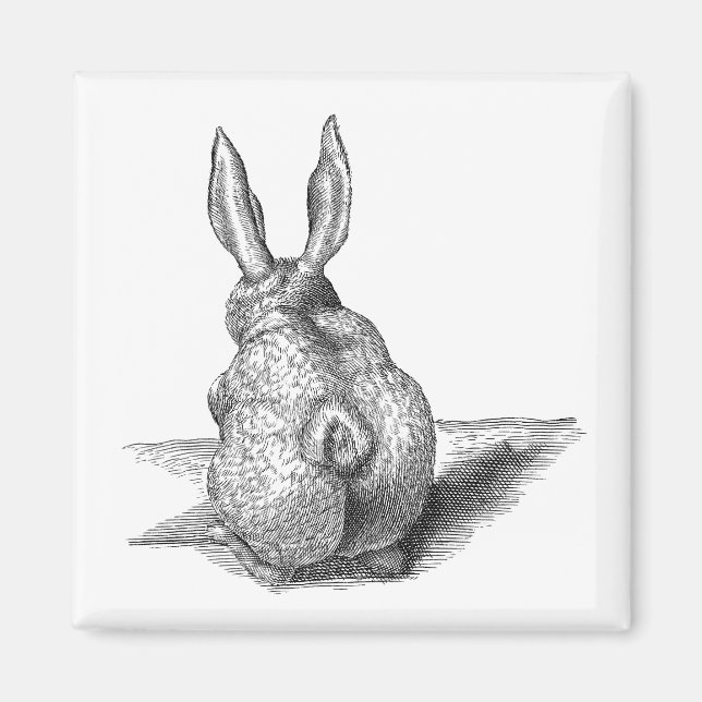 Niedlich Bunny Magnet (Vorne)