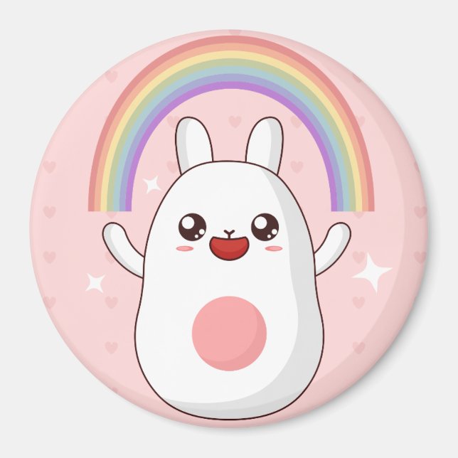 Niedlich Bunny Magnet (Vorne)