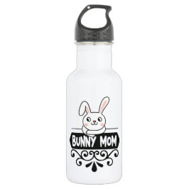 Niedlich Bunny Mom Haustierkaninchenliebhaber Edelstahlflasche