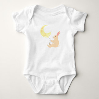 Niedlich Bunny Moon Baby Bodysuit Strampler
