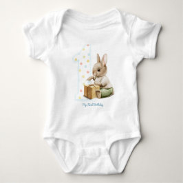 Niedlich Bunny My First Birthday T - Shirt