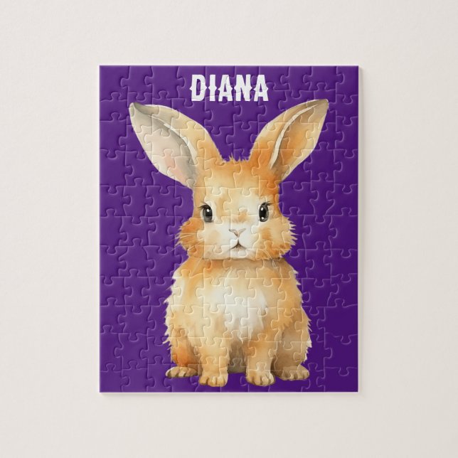 Niedlich Bunny Personalisiert (Vertikal)