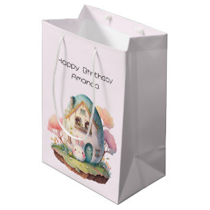 Niedlich Bunny Rabbit Japanisch Kawaii Stil Geburt Mittlere Geschenktüte