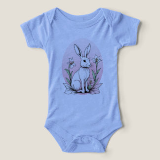 Niedlich Bunny und Lilies