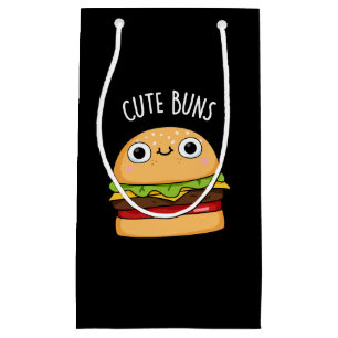 Niedlich Buns Funny Burger Puck Dark BG Kleine Geschenktüte