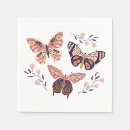 Niedlich Butterfly Napkins Serviette