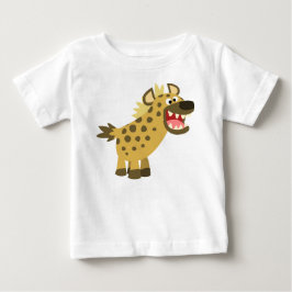 Niedlich Cackling Cartoon Hyena Baby T - Shirt