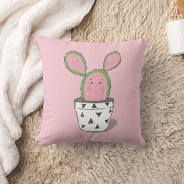 Niedlich Cacti Pillow Kissen (Decke)