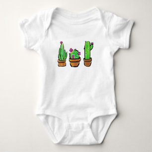 Niedlich Cactus cacti succuli Baby Strampler
