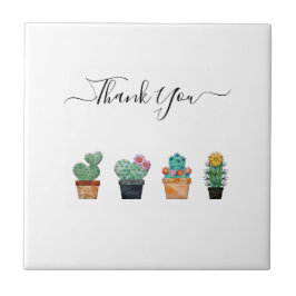 Niedlich Cactus Greenery Blume Natur Fliese