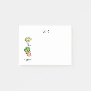 Niedlich Cactus Sticky Notes Post-it Klebezettel